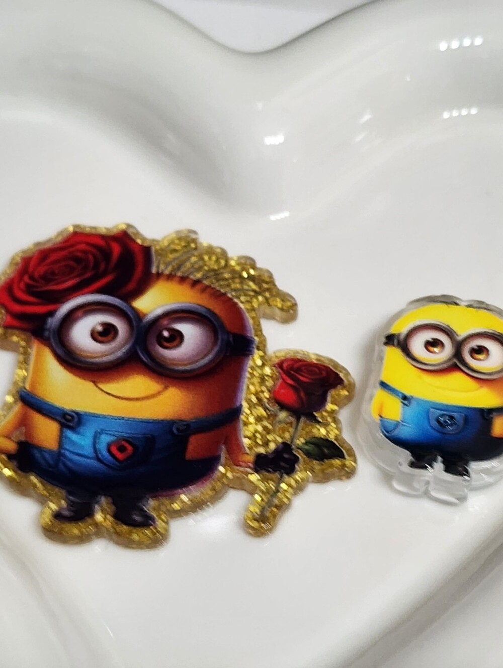 Yellow Min Flatback Focal Bead Beaded Pen Crafts‎ Keychain Badge Jewelry Making